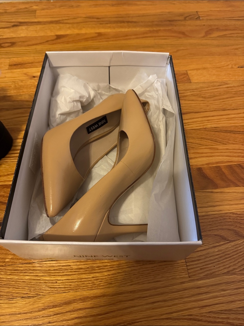 Nine West Beige Pointed-Toe Stiletto Pumps